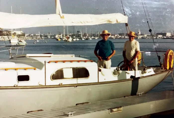 Bill Clark and John Sr. in the 1950s
Photo courtesy of John Clark Jr